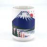 Tazza da tè bianco giapponese Monte Fuji - FUJISAN