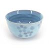 Tazza da tè in ceramica giapponese, azzurro e fiori - BURUFURAWA