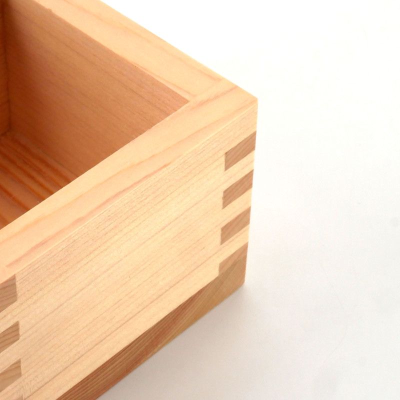 Quadratisches Sake-Glas aus Holz Cypress - HINOKI