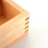 Square wooden sake glass Cypress - HINOKI