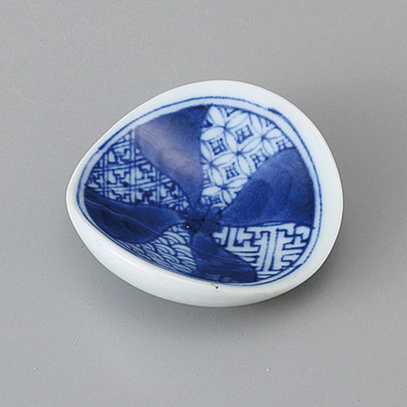 Soporte para palillos de cerámica curvo japonés, Umeshozui
