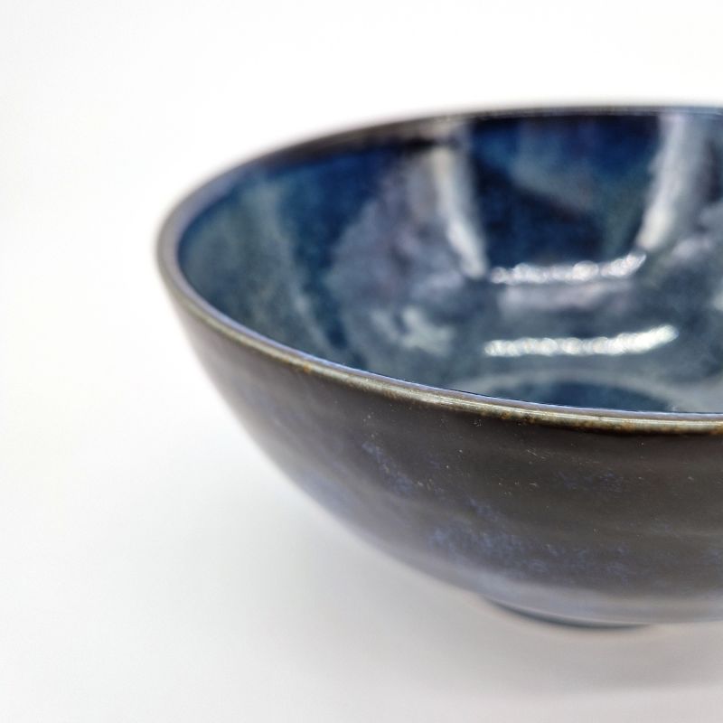 Japanische Ramenschale aus Keramik, blau - AO