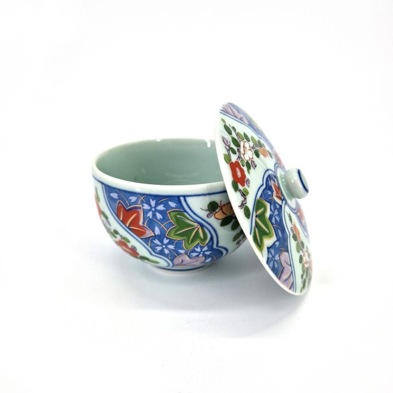 Cuenco japonés de cerámica con tapa, ARITA