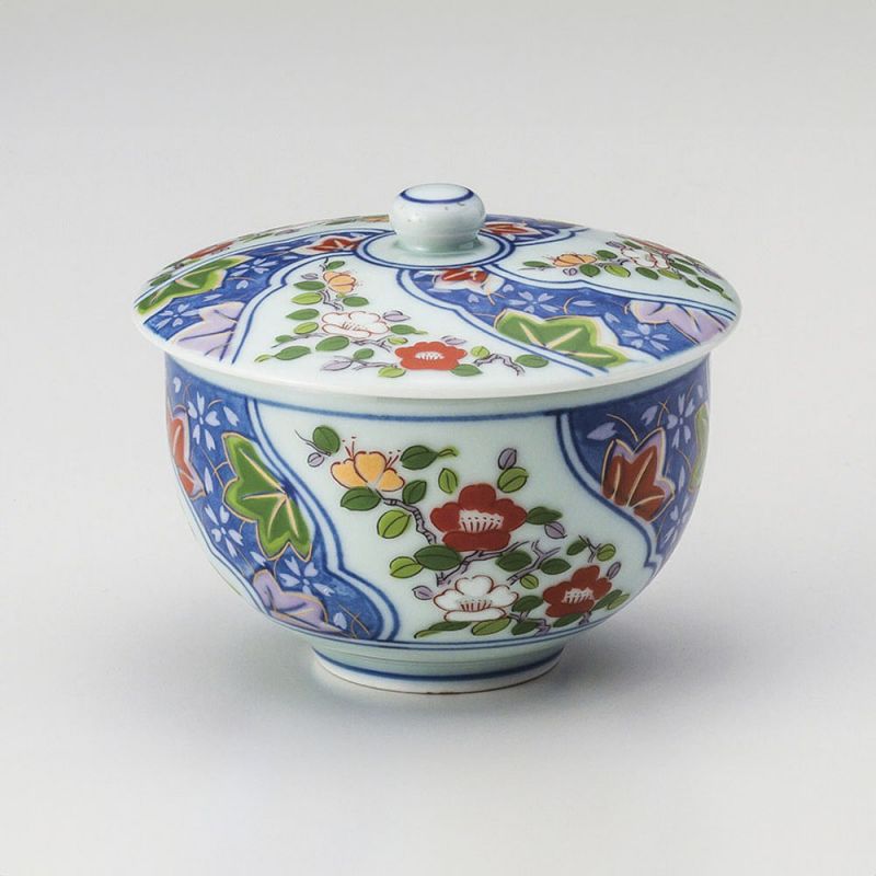 Ciotola in ceramica giapponese con coperchio, ARITA