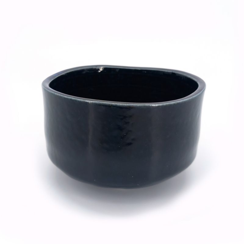 Ceramic bowl for dark blue tea ceremony, SEIJUN