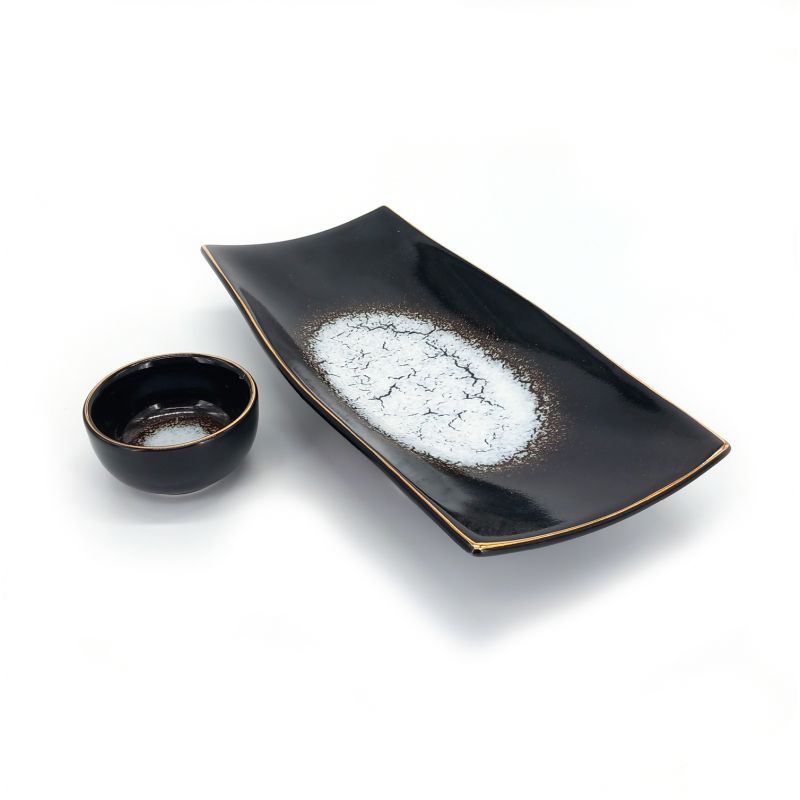 Japanese ceramic saucier set, MARUCHIYOGUCHI