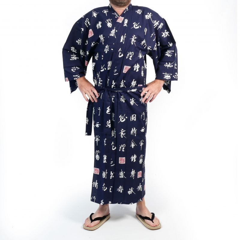 Yukata japonais en coton pour homme - TOJIGO