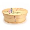 Boîte à repas Bento japonaise ovale en bois -MAIKO