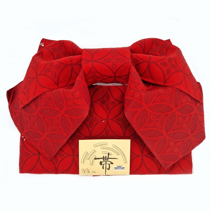 Obi Gürtel mit traditionellem japanischen Knoten aus Polyester, MUSUBI-OBI, Muster Ihrer Wahl