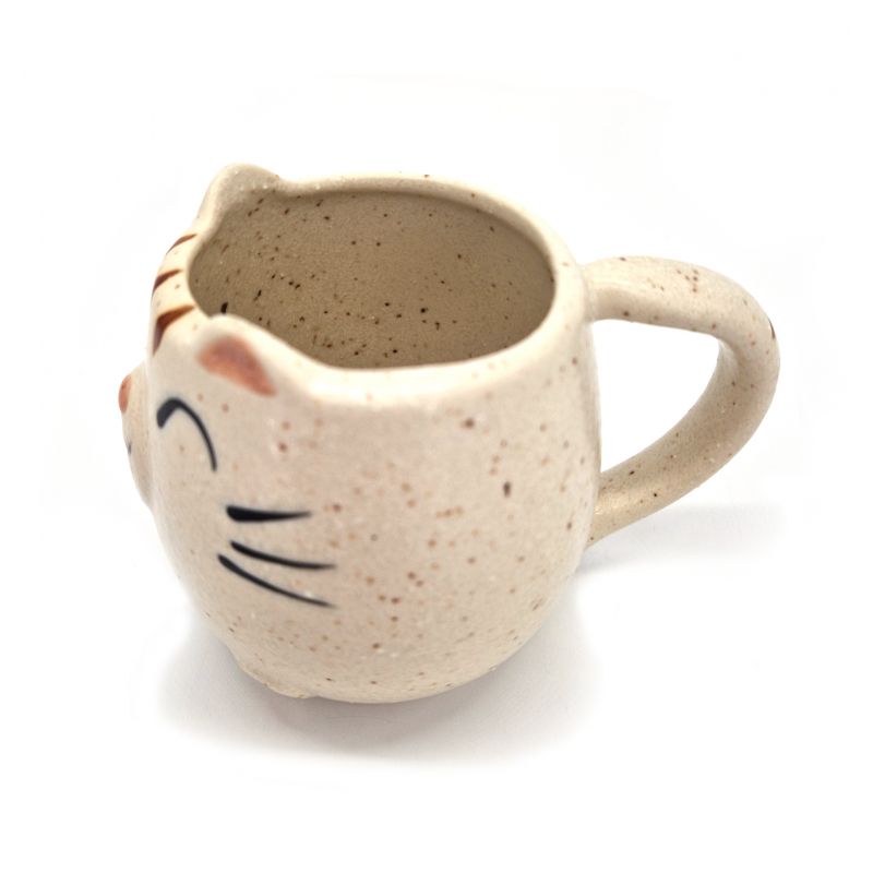 Tazza in ceramica giapponese BIANCA - SHIROI NEKO - cat