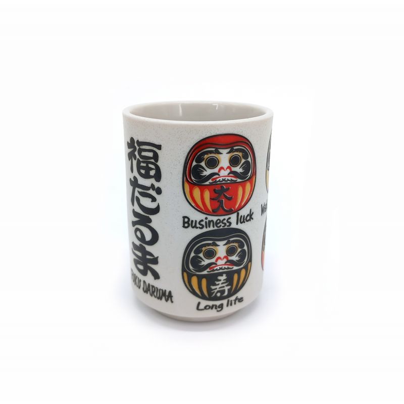 tazza da tè tradizionale giapponese con disegni DARUMA