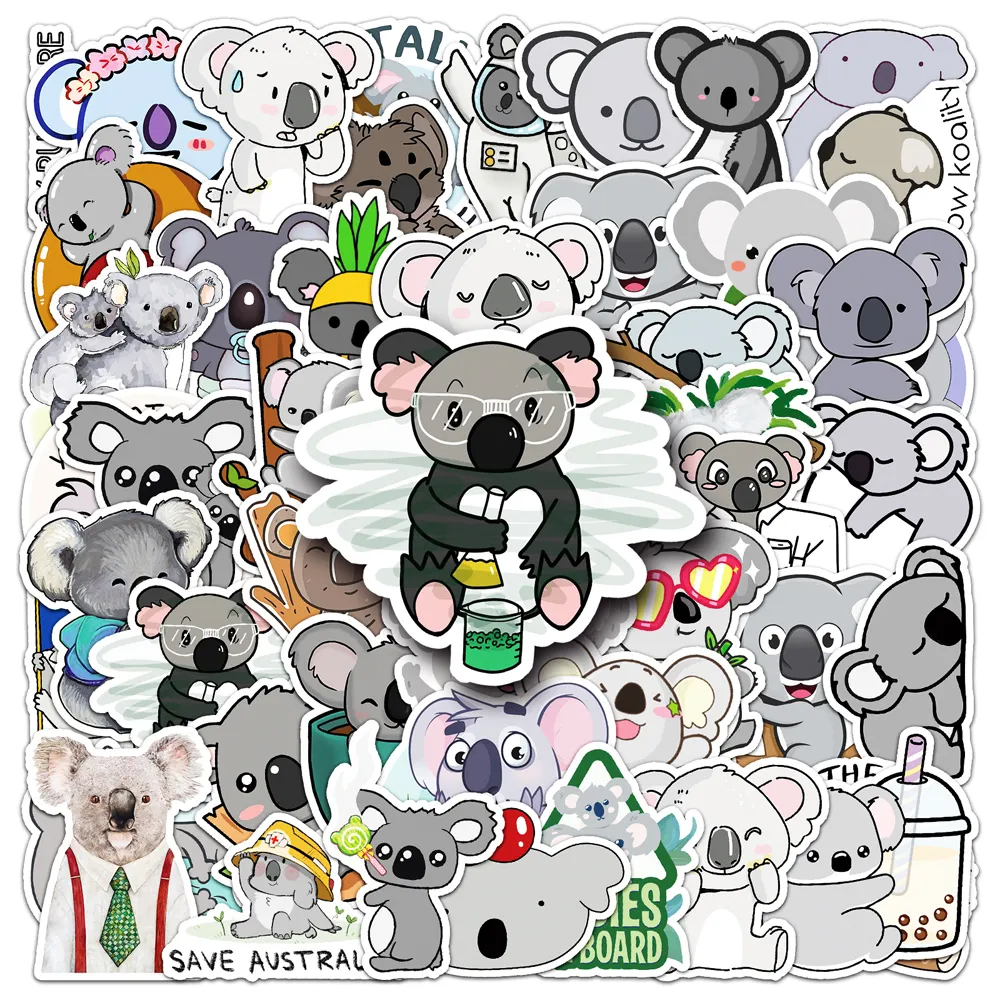 Set di 50 adesivi giapponesi, adesivi animali Kawaii 1- DOBUTSU 1