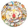 Lote de 50 pegatinas japonesas, pegatinas Kawaii Hamster-HAMUSUTA