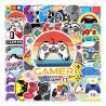 Lote de 50 stickers japoneses, Kawaii Gamer Stickers-PUREYA