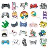 Lot de 50 autocollants japonais,Stickers Kawaii Gamer-PUREYA