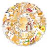 Set de 50 pegatinas japonesas, Kawaii Shiba Dog Stickers-SHIBAINU