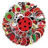 Lotto di 50 adesivi giapponesi, Kawaii Ladybug Stickers-TENTOCHU