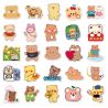 Lot de 50 autocollants japonais,Stickers Kawaii Ours-KUMA