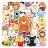 Lot of 50 Japanese stickers, Kawaii Plush Stickers-NUIGURUMI