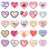 Lot de 50 autocollants japonais,Stickers Kawaii Coeur-SHINZO