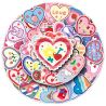 Lotto di 50 adesivi giapponesi, Kawaii Heart Stickers-SHINZO