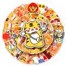 Lot de 50 autocollants japonais,Stickers Kawaii Tigre 1-TORA 1