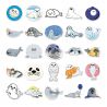 Lot von 50 japanischen Aufklebern, Kawaii Seal Stickers-SHIRU