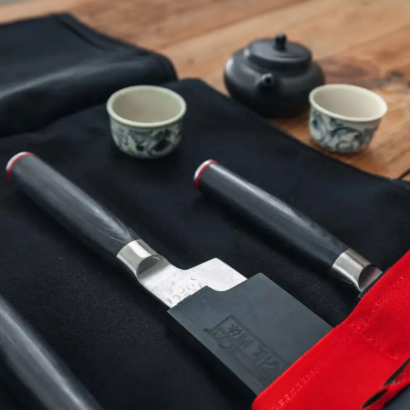 Roll-Up Knife Storage Bag - 100% Cotton