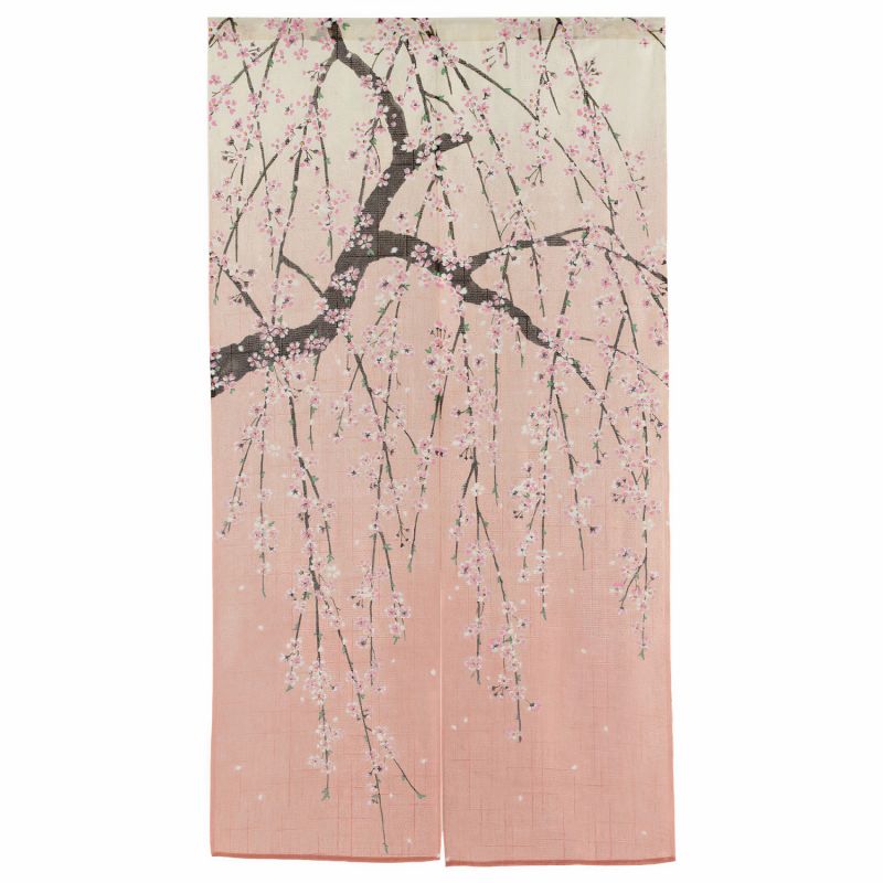 Japanese noren curtain Cherry - SAKURA