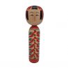 Große japanische Holzpuppe, KOKESHI VINTAGE, 24.5cm