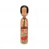 Gran muñeca japonesa de madera, KOKESHI VINTAGE, 24.5cm