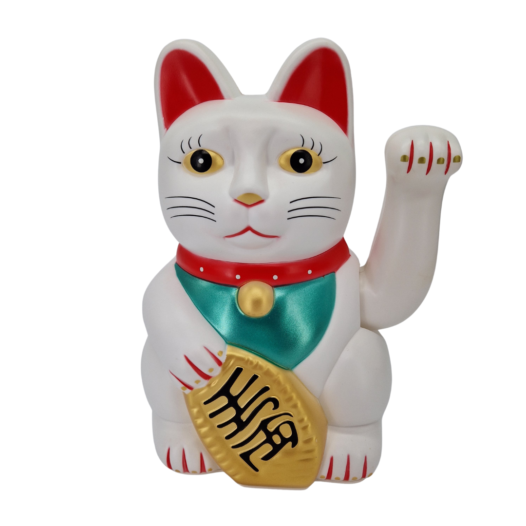 Rare Maneki Neko Very Large Tokoname Beckoning Cat Hand Painted