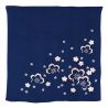 Furoshiki japonais sakura bleu marine ,SAKURA NO HANA