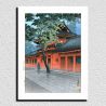 Kawase Hasui Print Reproduction, After the Rain at Sanno Shrine, Sanno no ugo