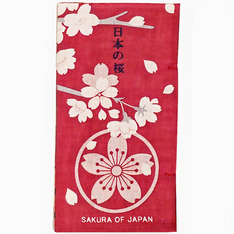 Toalla de algodón, TENUGUI, Flores Sakura, SAKURA NO HANA