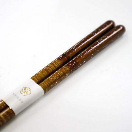 Pair of Japanese lacquered wood chopsticks - SHIZUKU