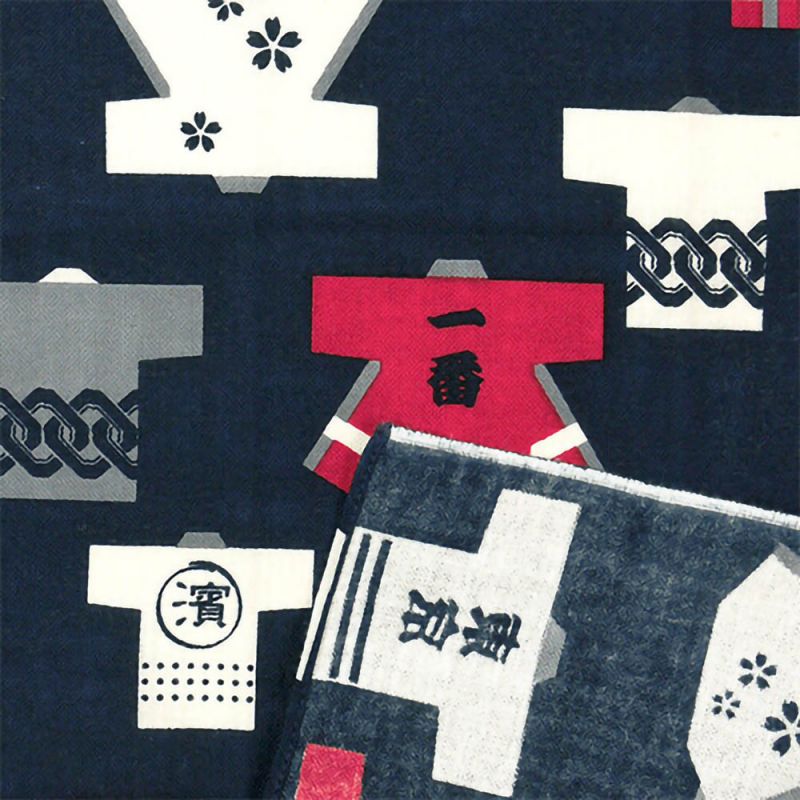 Mouchoir japonais en coton, HAPPI KON