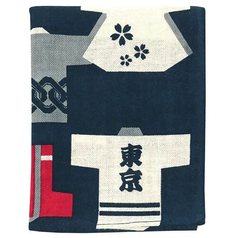 Mouchoir japonais en coton, HAPPI KON