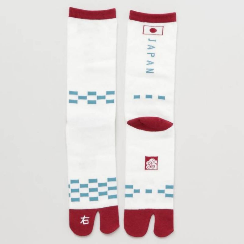 Chaussettes japonaises tabi , Nihon no kokki, Drapeau japonais