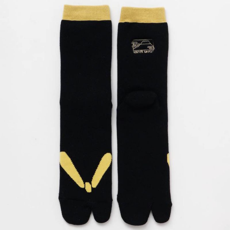 Japanese cotton tabi socks, KAYA, 23-25 cm