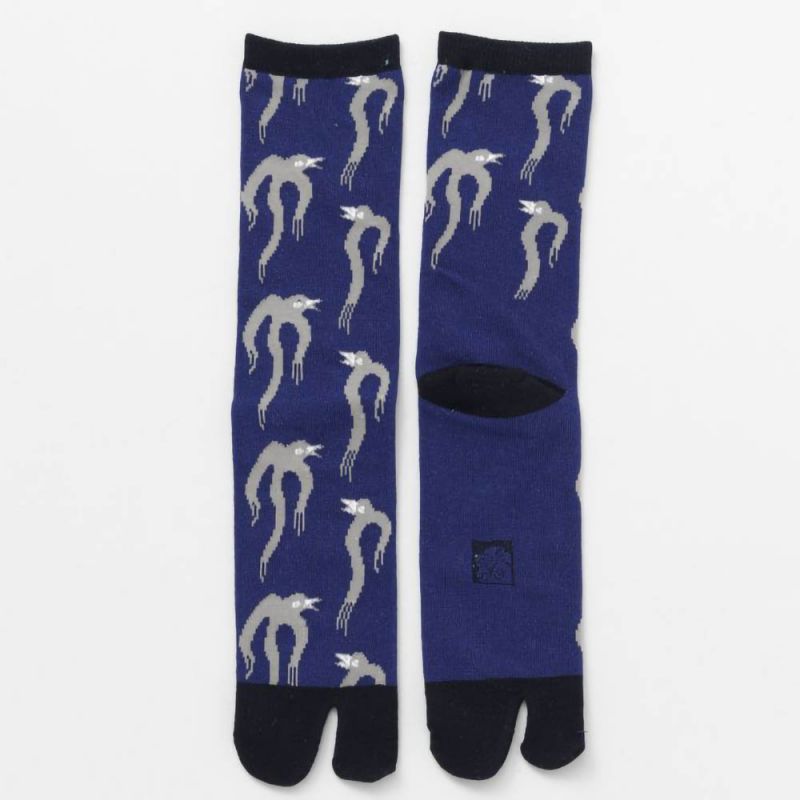 Japanese cotton tabi socks, KAYA, 23-25 cm