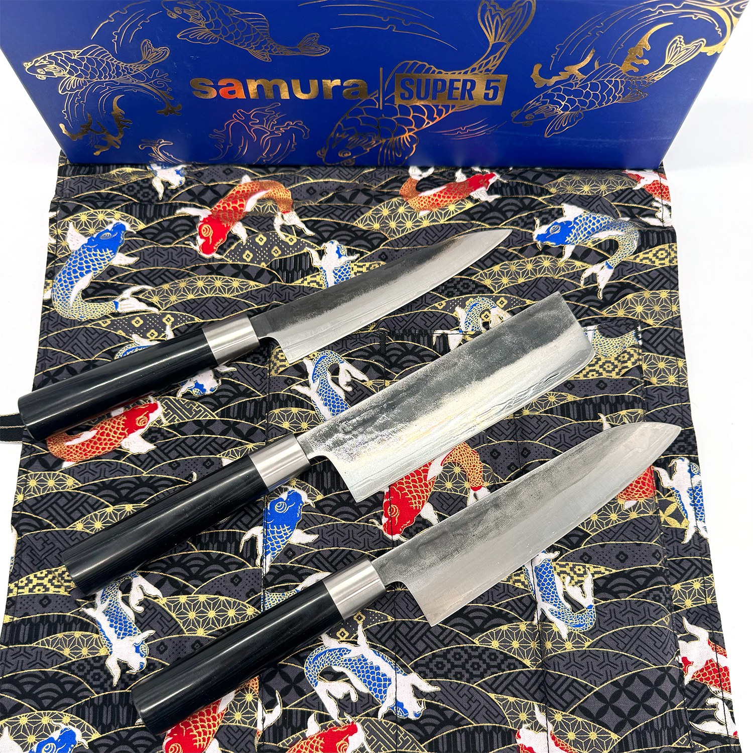 Cuchillo japonés para verdura BUNKA martillado - con saya magnética y caja  de regalo - hoja 9 cm