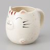 Taza de cerámica japonesa BLANCO - SHIROI NEKO - gato