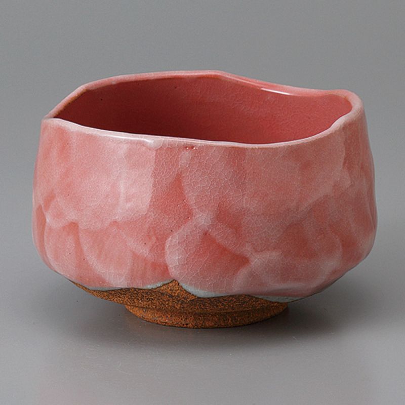 matcha tea bowl pink PINKU KOHIKI