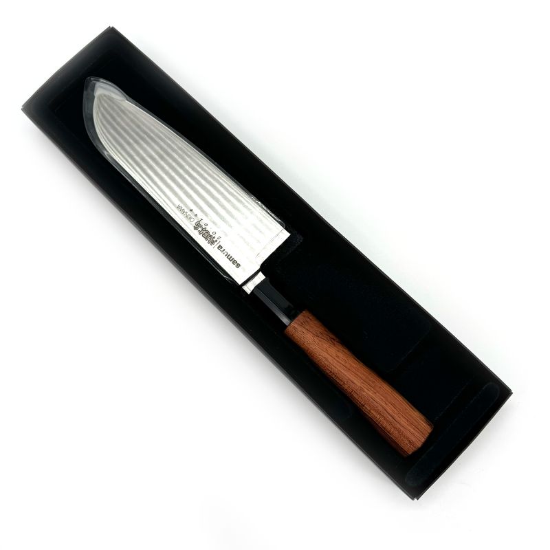 Coltello Samura con manico in palissandro - Pinku - 17,2 cm