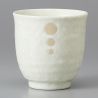 Japanische Keramik-Teetasse, weiß - POINTO