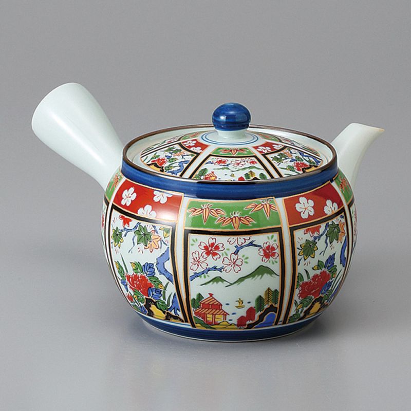 Japanese ceramic teapot SANSUI