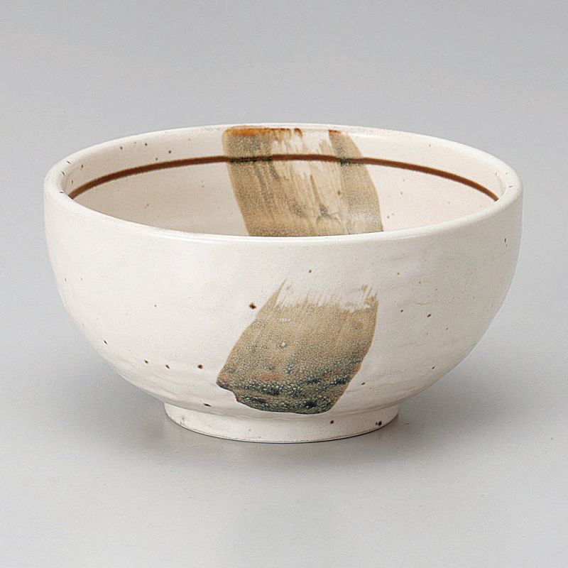 bol japonais à soupe en céramique SHIRO, blanc