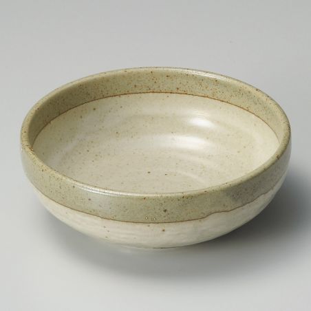 japanese bowl in ceramic Ø17x6,2cm SHIRATSUYU beige