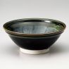 Japanese ceramic suribachi bowl - SURIBACHI - green